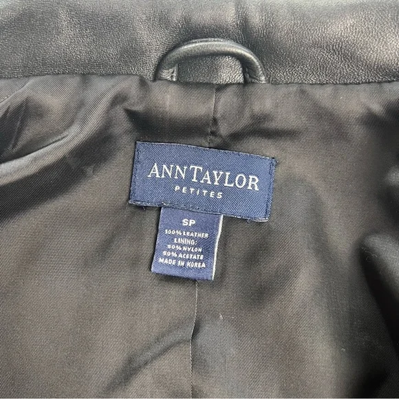 Ann Taylor 100% Leather women’s jacket - Picture 4 of 9
